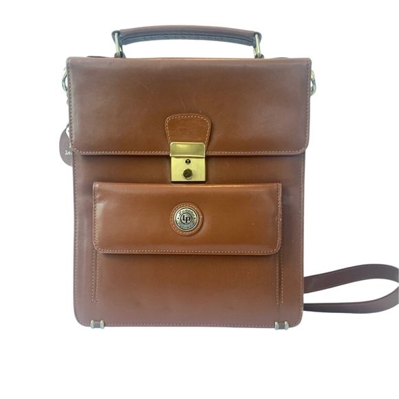 Lucien Piccard Brown Crossbody Bag - Picture 1 of 9